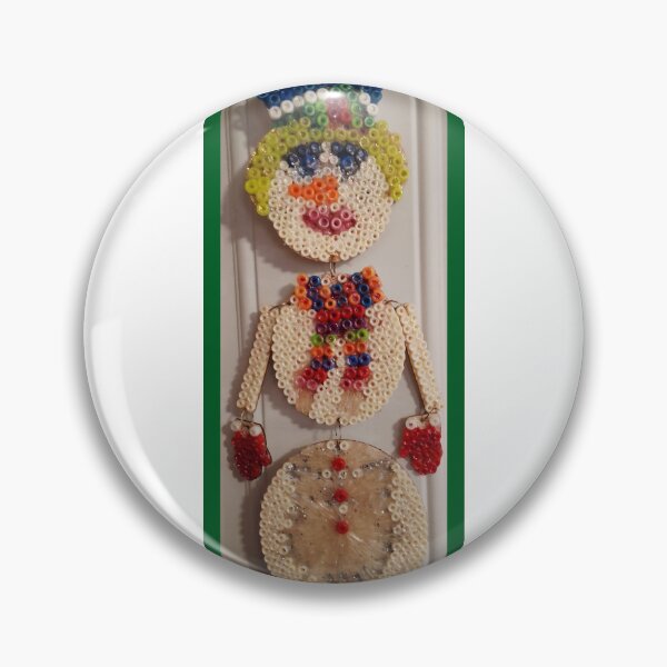 Item preview, Beaded snowman craft wall hanging picture  designed and sold by Dressmess.