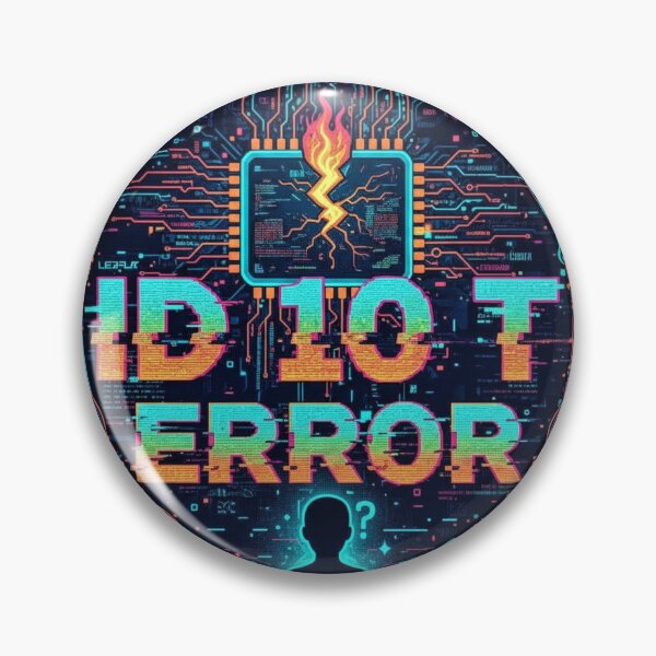Item preview, ID10T Error  designed and sold by Erik007best.