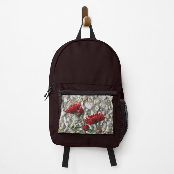 Item preview, Red flowers, stone background designed and sold by Magileo.