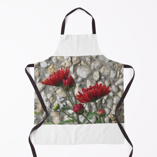 Item preview, Red flowers, stone background designed and sold by Magileo.