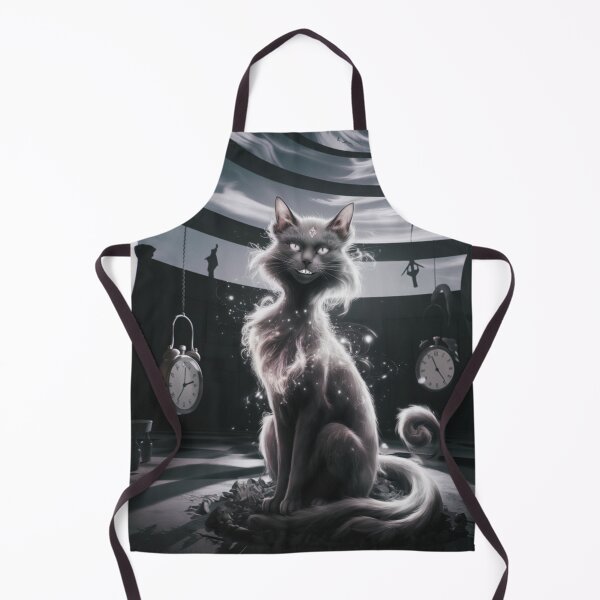 Item preview, Spectral Cat — Moonlight and Suspenseful Clocks designed and sold by FusiTink.