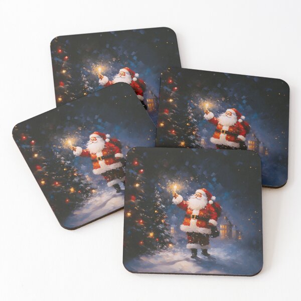 Item preview, Santa's Nocturnal Stroll designed and sold by Heather Maree Design Studio.