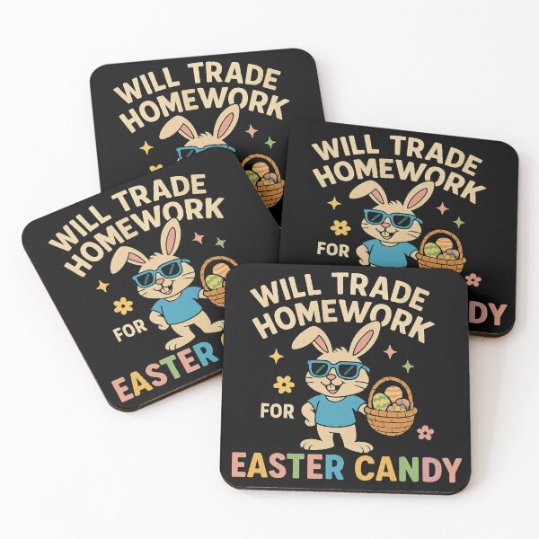 Item preview, Will Trade Homework for Easter Candy | Funny Bunny Humor Design designed and sold by sssweetness.
