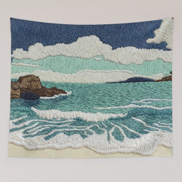Item preview, devon coast(photography + AI) designed and sold by artsmeow.