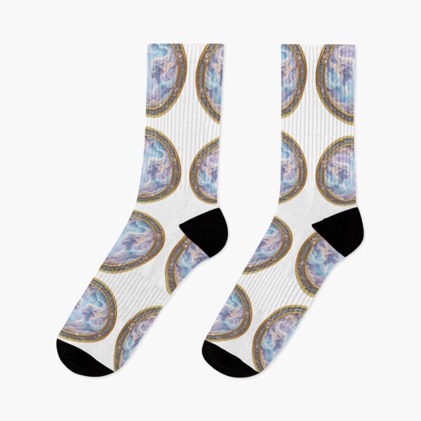 Item preview, Celestial Gemini Zodiac - Ethereal Twins & Dreamy Nebula Aesthetic designed and sold by MonaRose_Art.