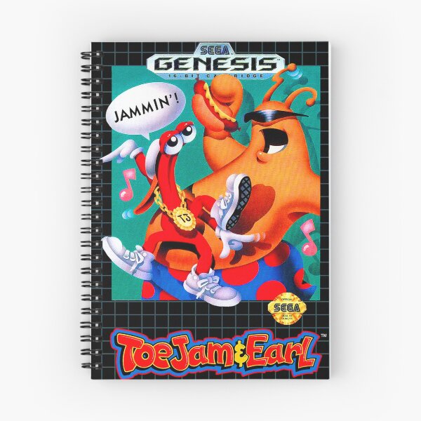 Item preview, ToeJam & Earl box art (Sega Genesis) designed and sold by Brad Trivett.