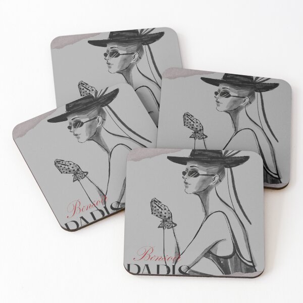 Item preview, Bonjour Paris Elegant Woman Painting with Torn Paper Effect designed and sold by LOUBNEY.