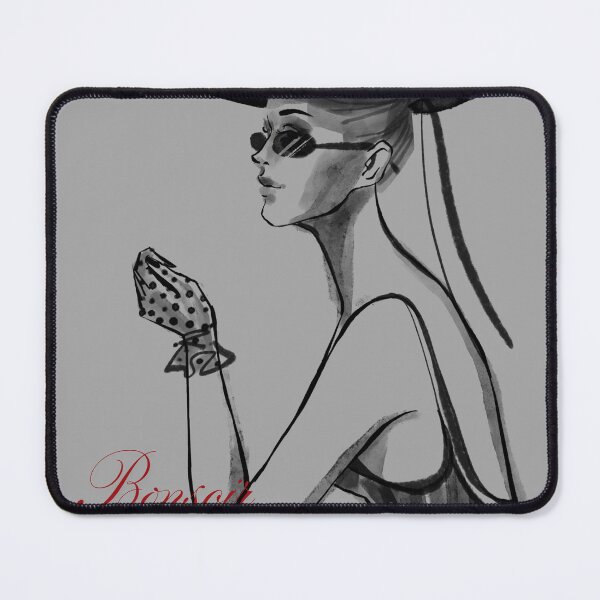 Item preview, Bonjour Paris Elegant Woman Painting with Torn Paper Effect designed and sold by LOUBNEY.