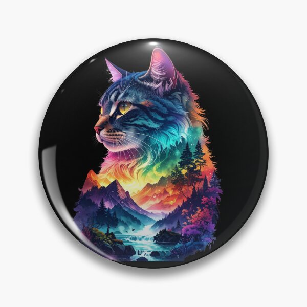Item preview, Mystical Cat Silhouette T-shirt,Tee designed and sold by Alicjareign.