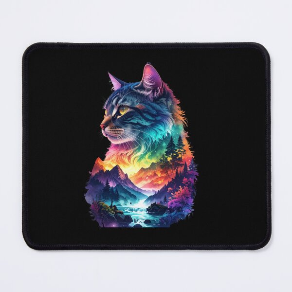 Item preview, Mystical Cat Silhouette T-shirt,Tee designed and sold by Alicjareign.