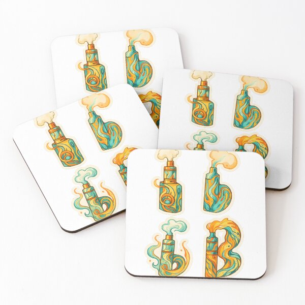 Item preview, Liquid Dreams – Abstract Vape Sticker Set designed and sold by House of Taste Designs.