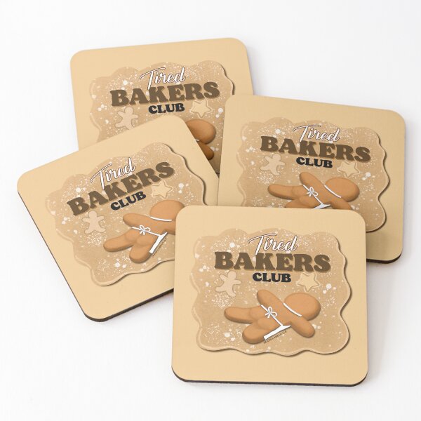 Item preview, Funny Bakery Christmas Gingerbread Tired Baker designed and sold by Franilla Bean.