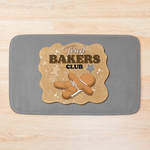 Item preview, Funny Bakery Christmas Gingerbread Tired Baker designed and sold by Franilla Bean.
