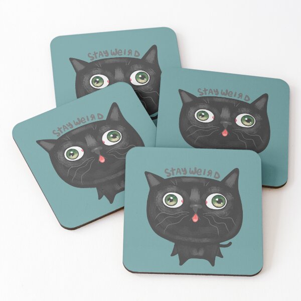 Item preview, Stay Weird Cat designed and sold by KilkennyCat Art.