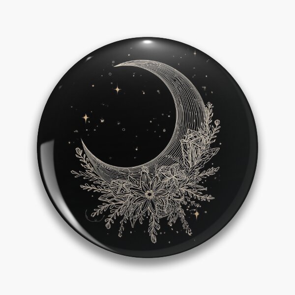 Item preview, Elegant Lunar Christmas Glow Tee | White Line Art Moon & Holiday Decor | Dark Academia Winter Apparel designed and sold by Design_Your_Day.