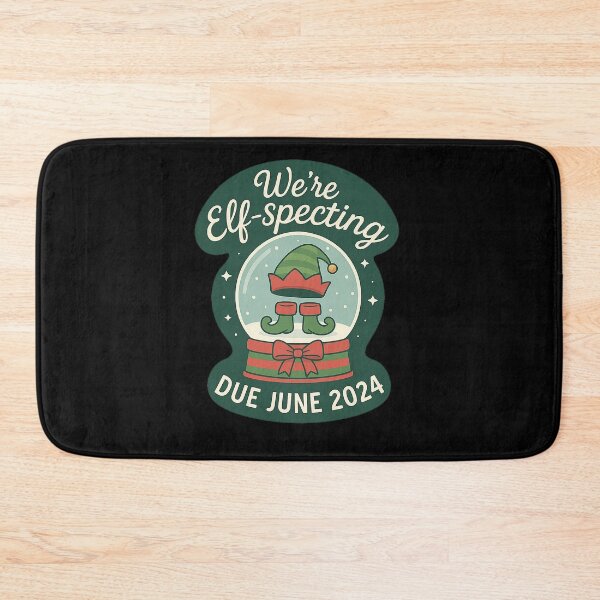 Item preview, We’re Elf-specting – Funny Christmas Pregnancy Announcement Shirt for Expecting Parents Due June 2024 designed and sold by AddictiveDesign.