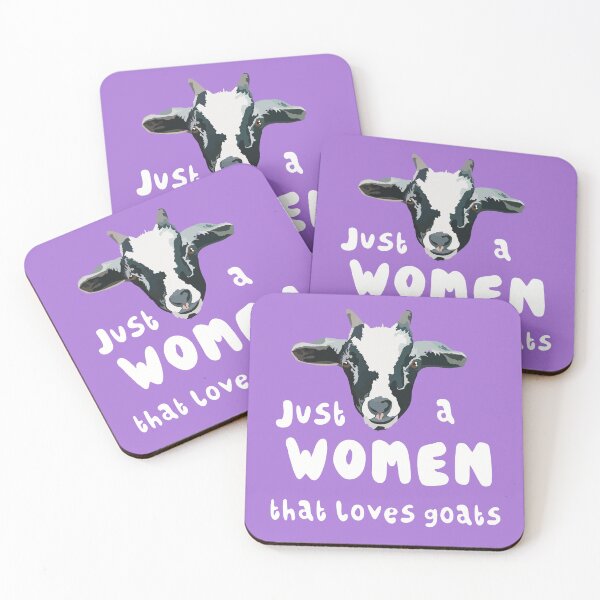 Item preview,  G is for Goat, Just a Woman That Loves Goats | Cute Farm Animal Lover Design designed and sold by PrettylittlepastelUk.