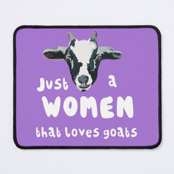 Item preview,  G is for Goat, Just a Woman That Loves Goats | Cute Farm Animal Lover Design designed and sold by PrettylittlepastelUk.
