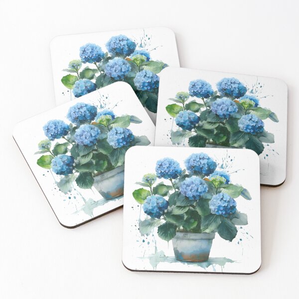 Item preview, Hydrangea in Watercolour designed and sold by BTNYBayCo.