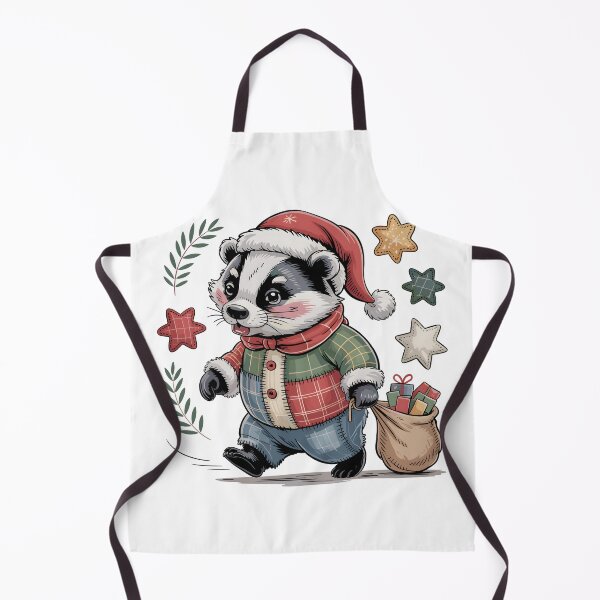 Item preview, Christmas Badger designed and sold by JessArty ⭐⭐⭐⭐⭐.