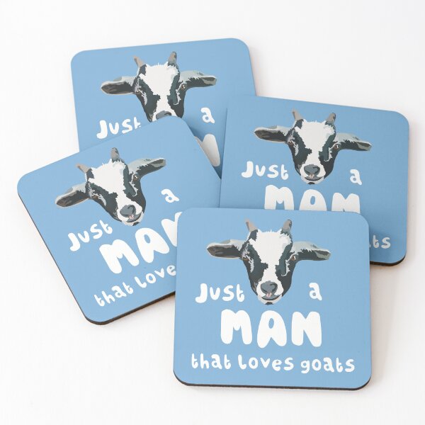 Item preview, G is for Goat, Just a Man That Loves Goats | Cute Farm Animal Lover Design designed and sold by PrettylittlepastelUk.