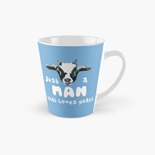 Item preview, G is for Goat, Just a Man That Loves Goats | Cute Farm Animal Lover Design designed and sold by PrettylittlepastelUk.