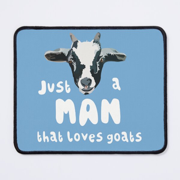 Item preview, G is for Goat, Just a Man That Loves Goats | Cute Farm Animal Lover Design designed and sold by PrettylittlepastelUk.