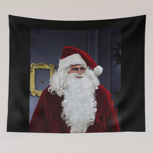 Item preview, Chandler Bing as Santa – Funny Friends Christmas Art designed and sold by T-Chou.