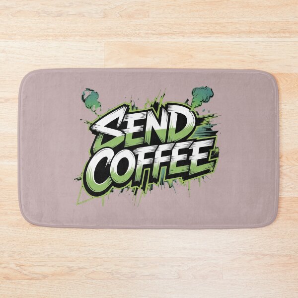 Item preview, "Send Coffee" Comic Pop Art designed and sold by InkWeaveShop.