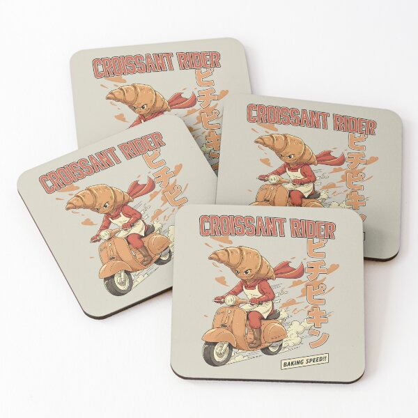 Item preview, Croissant Rider - Baking Speed Food Motor Scooter Art designed and sold by AwesomeBeyondLimits.