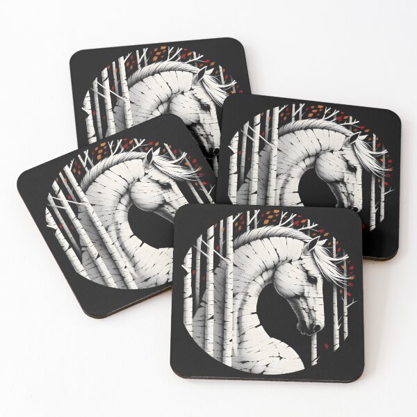 Item preview, Birchbark Horse, Ai Generated Art  designed and sold by ACC .