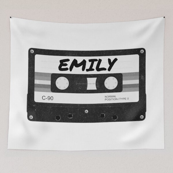 Item preview, Emily Name Cassette Tape designed and sold by musicgeniusart.