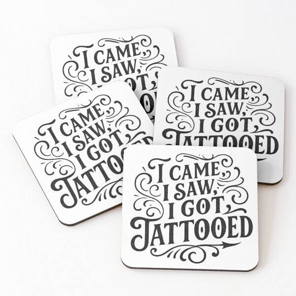 Item preview, I came, I saw, I got Tattooed designed and sold by Lia Vina.