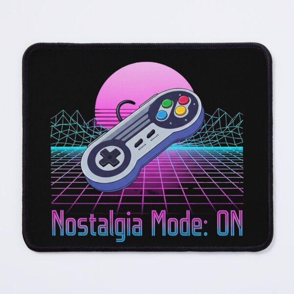 Item preview, Nostalgia Mode ON | Retro Gaming Controller Synthwave T-Shirt | 80s 90s Vaporwave Aesthetic designed and sold by Design_Your_Day.