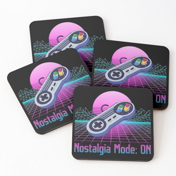 Item preview, Nostalgia Mode ON | Retro Gaming Controller Synthwave T-Shirt | 80s 90s Vaporwave Aesthetic designed and sold by Design_Your_Day.
