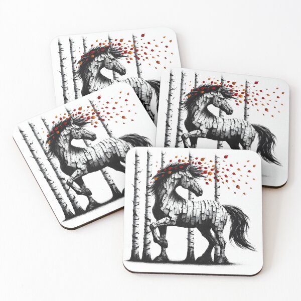 Item preview, Birchbark Horse, Ai Generated Art  designed and sold by ACC .