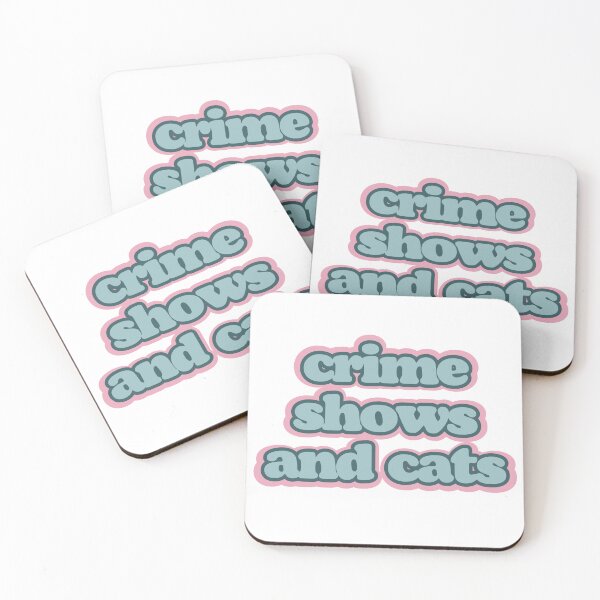 Item preview, Crime shows and cats  designed and sold by mikasa.art.