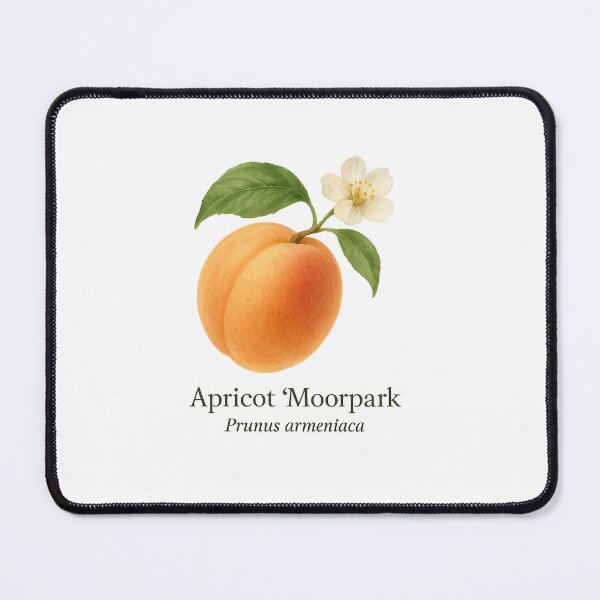 Item preview, Apricot ‘Moorpark’ – Golden Floral Botanical Illustration designed and sold by BloomKind.