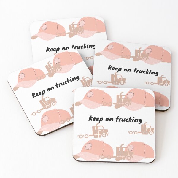 Item preview, Lady trucker pink and gold designed and sold by Extremeallie.