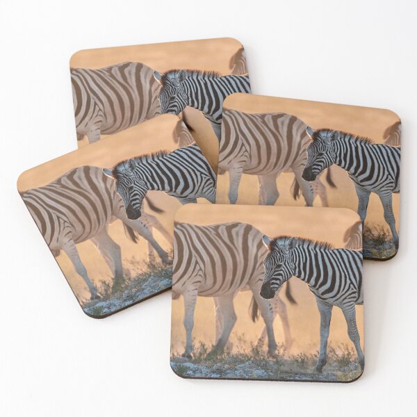 Item preview, Dustlit Stripes, Young Zebra at Dusk, Etosha designed and sold by DavideAntoniani.
