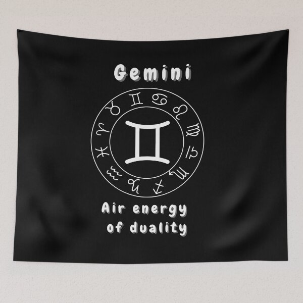 Item preview, Gemini Zodiac Sign – Air Twins designed and sold by byPretroch.