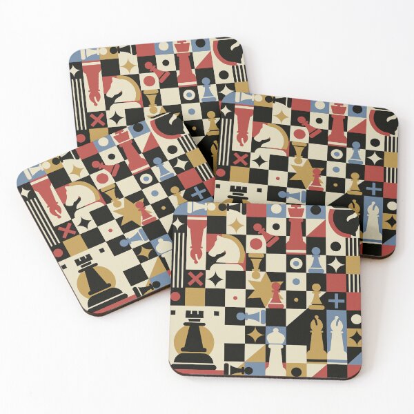 Item preview, Chess Art Vintage Pattern by Tobe Fonseca designed and sold by Tobe Fonseca®.