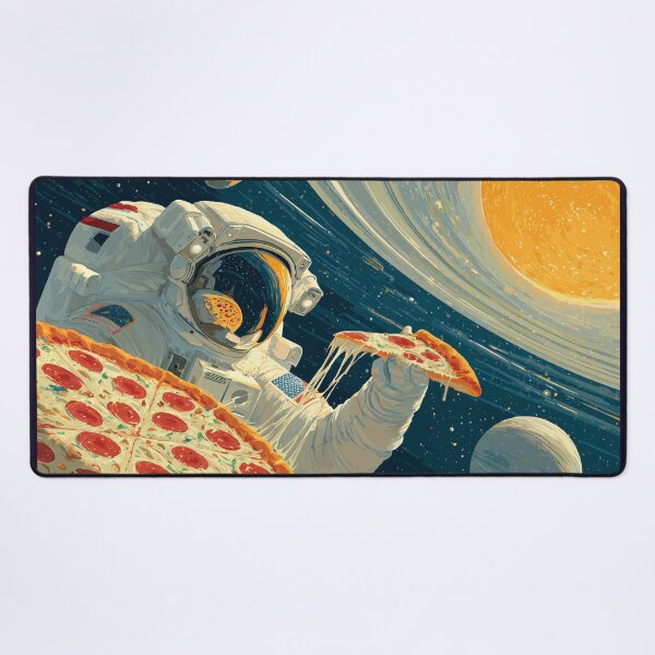 Item preview, Space Slice Voyager — Pizza Among the Stars designed and sold by ArgentoArt.