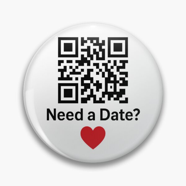 Artikelvorschau, Lust auf ein Date? – Lustiges QR-Code-Dating-Design entworfen und verkauft von AvanasShop.