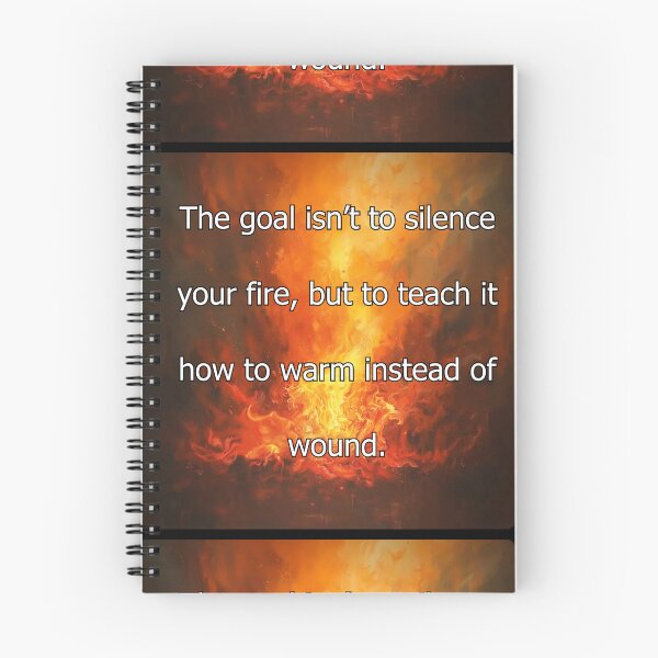 Item preview, The goal isn't to silence your fire, but to teach it how to warm instead of wound.  designed and sold by vagar.