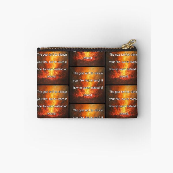 Item preview, The goal isn't to silence your fire, but to teach it how to warm instead of wound.  designed and sold by vagar.