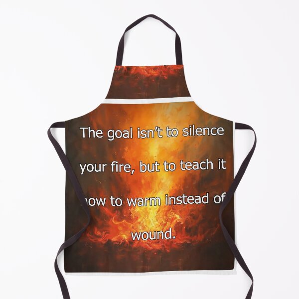 Item preview, The goal isn't to silence your fire, but to teach it how to warm instead of wound.  designed and sold by vagar.