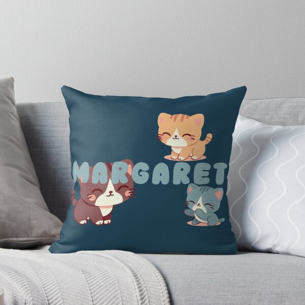 Item preview, Cute Cats and Name Margaret – Kawaii Personalized Design designed and sold by karolinahinc.