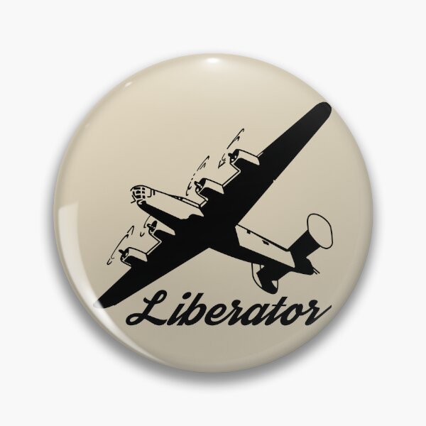 Item preview, B-24 Liberator WW2 Bomber Plane Flying Silhouette designed and sold by MilitaryMart.