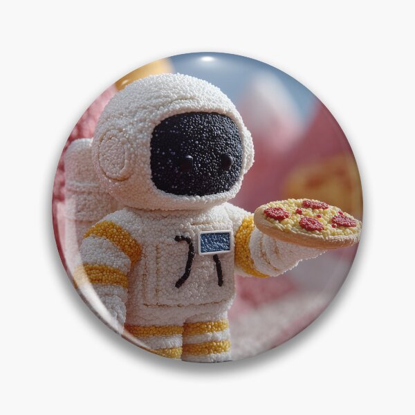 Item preview, Mini Slice-naut — Cute Astronaut Pizza World designed and sold by ArgentoArt.